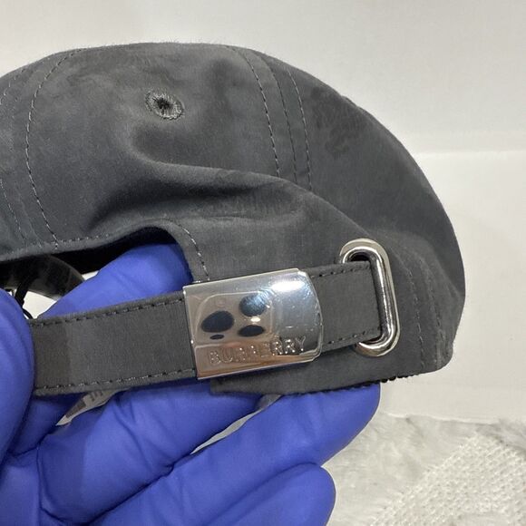 Burberry Technical Cotton EKD Baseball Cap 8072245 Grey Medium NWT $530 - Picture 8 of 8